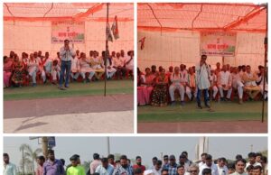 कोरबा जिला कांग्रेस अध्यक्ष नत्थूलाल यादव के नेतृत्व में कांग्रेस का धरना प्रदर्शन आंदोलन