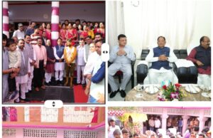 CM डिप्टी सीएम ओर वित्त मंत्री का कोहड़िया आगमन उद्योग मंत्री के भतीजे के विवाह में दिया दंपतियों को आशीर्वाद