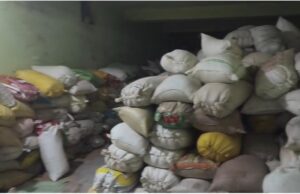 कोरबा: अवैध धान भंडारण पर प्रशासन की बड़ी कार्रवाई, हरदी बाजार से 200 बोरी धान जब्त