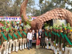 गणतंत्र दिवस पर कोरबा वन मंडल की झांकी ने दिया भारतीय पैंगोलिन संरक्षण का सशक्त संदेश में रहा द्वितीय स्थान, वहीं प्रोफेशनल परेड में भी वन विभाग ने द्वितीय स्थान में मारी बाजी