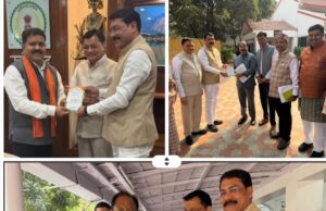 कोरबा भाजपा कार्यालय के नवीन भवन का भूमिपूजन 2 फरवरी को, रायपुर में मुख्यमंत्री सहित मंत्रिमंडल को दिया गया आमंत्रण