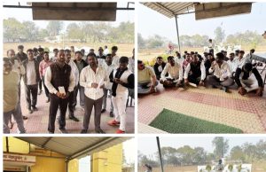 बाँकी मोंगरा क्षेत्र में बढ़ते अपराध को लेकर बाँकी थाना में कांग्रेसियो ने किया प्रदर्शन